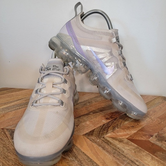 Nike Air VaporMax 2019 Women's Size 7 Shoes Grey Purple Agate BV6483-001 Running - Picture 7 of 11
